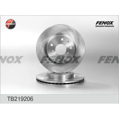 Диск тормозной передний FIAT SEDICI 06-, SUZUKI SX4 07- FENOX TB219206
