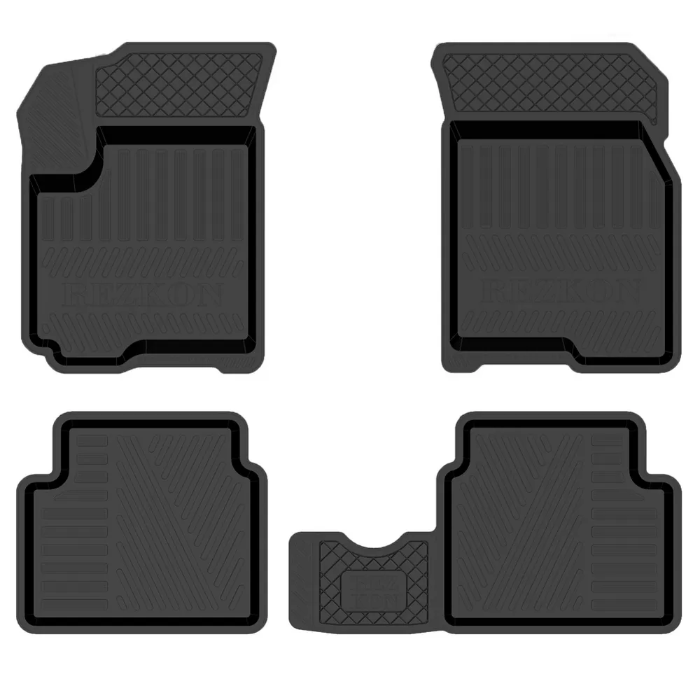 Коврики в салон Chevrolet Aveo T200 (03-12) Rezkon 1012005100