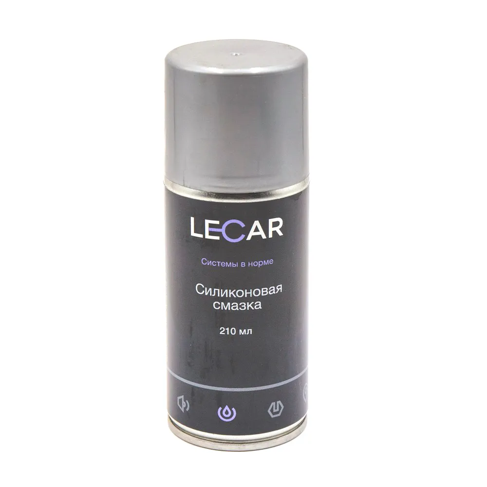 Силиконовая смазка 210 мл. (аэрозоль) LECAR LECAR000030210