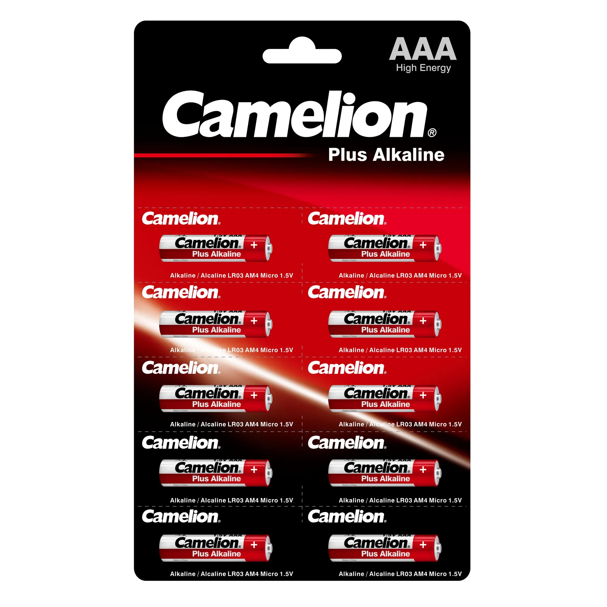 Батарейка алкалиновая Camelion Alkaline AAA 1,5V (10 шт) LR03-BP1x10P