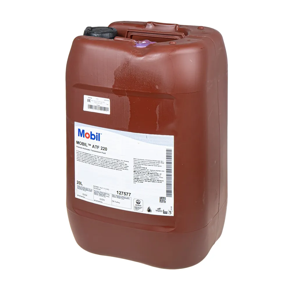 Масло трансмиссионное MOBIL ATF 220 красный 20 л УЦЕНКА MOBIL 127577-N0