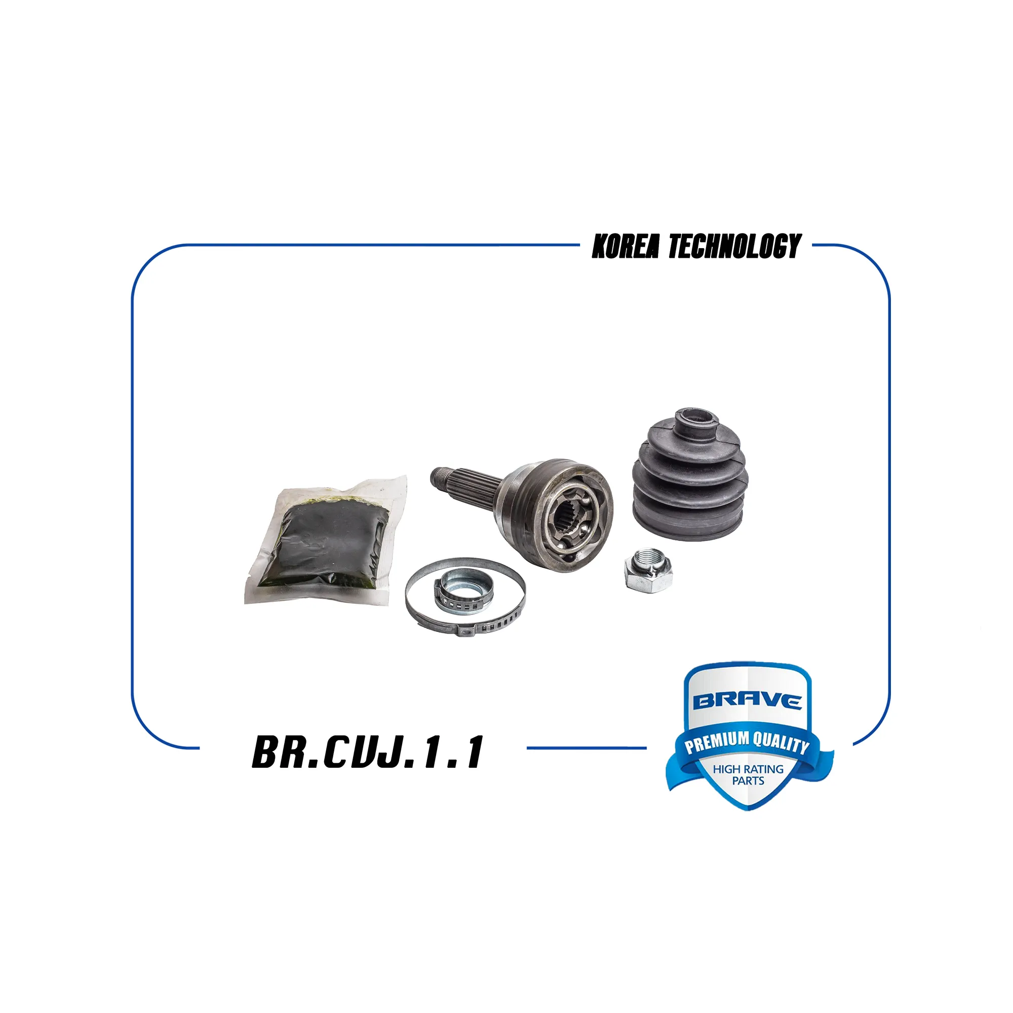 Шрус внешний без ABS Daewoo Matiz BRAVE BR.CVJ.1.1