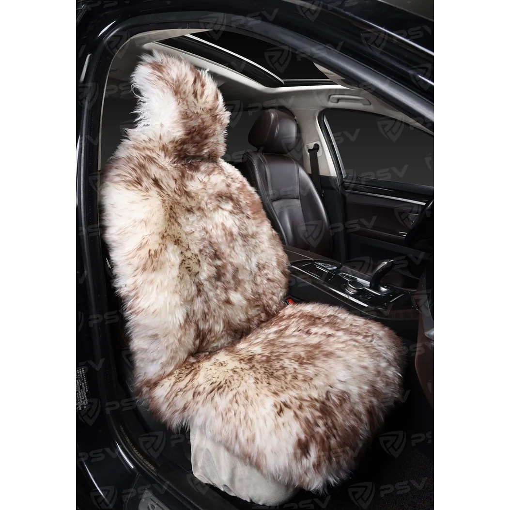 Накидка из натурального меха/накидка из натуральной овчины PSV Jolly Extra Parts 140x50 бело-коричне PSV 137676