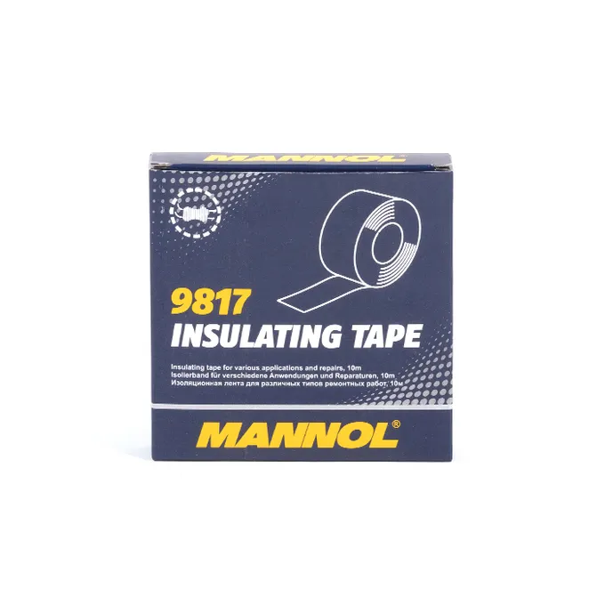 Изоляционная лента для различных типов ремонтных работ Insulating Tape (19mmx10m) MANNOL 2462
