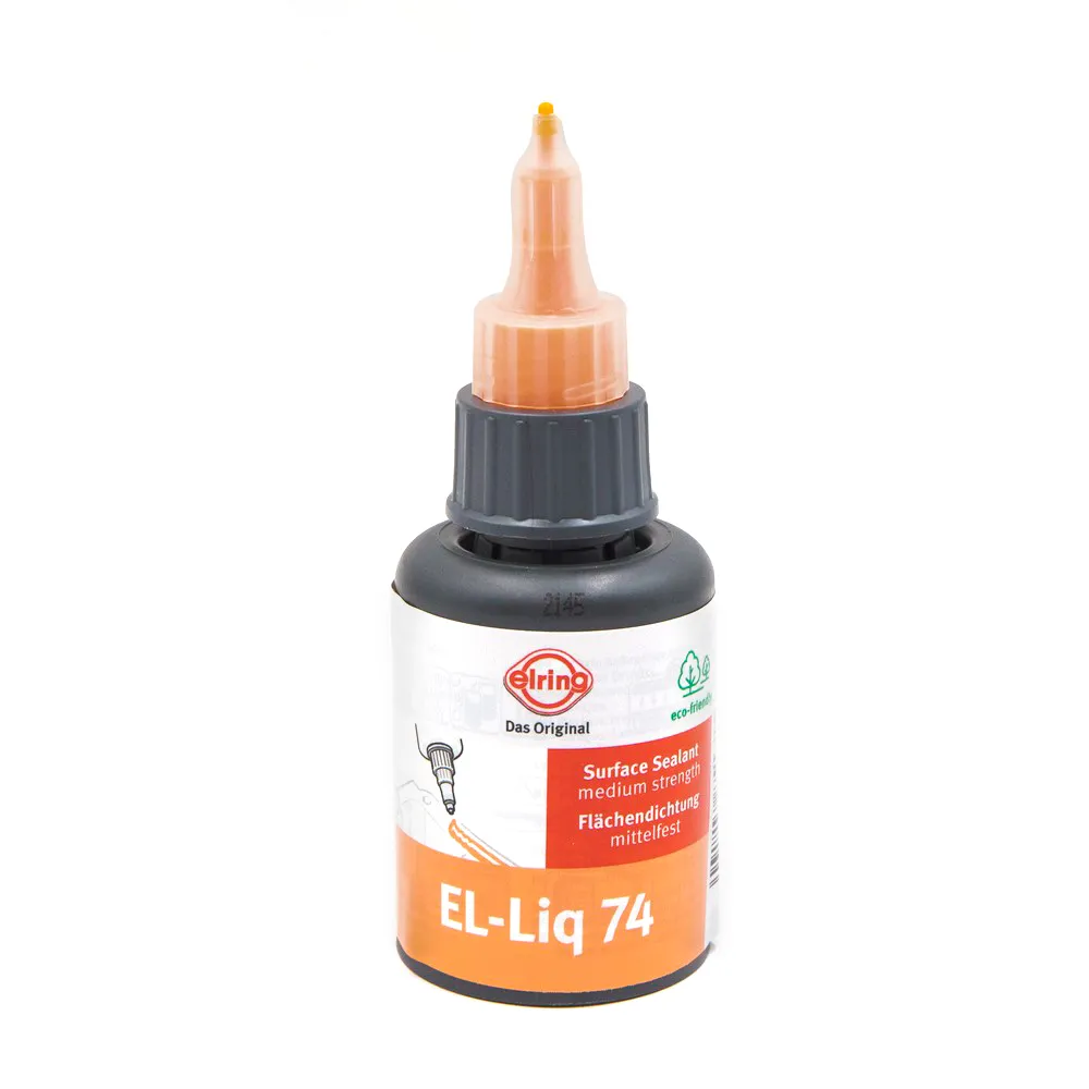 Герметик анаэробный (50 мл) EL-Liq 74 ORANGE UNIVERSAL /Поверхностный герметик /T=180C ELRING 461.682