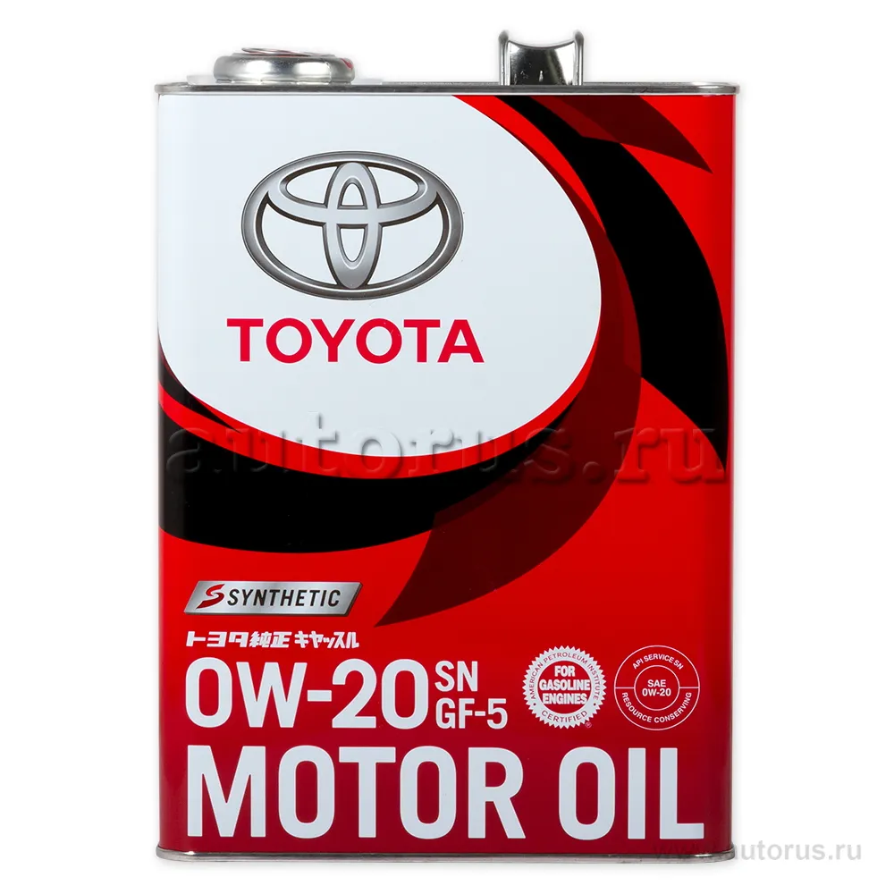 Масло моторное TOYOTA Motor Oil SN/GF-5 0W-20 4 л 08880-12205