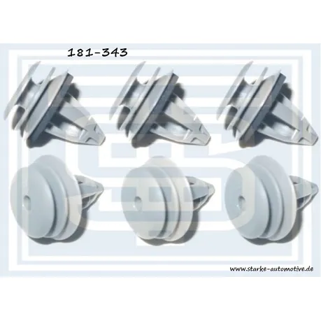 Пистон крепления обшивки двери BMW серый STARKE 181-343