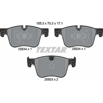 Колодки тормозные дисковые передние CITROEN C4 / II PEUGEOT 308 II 1.2-2.0HDI 02.13-