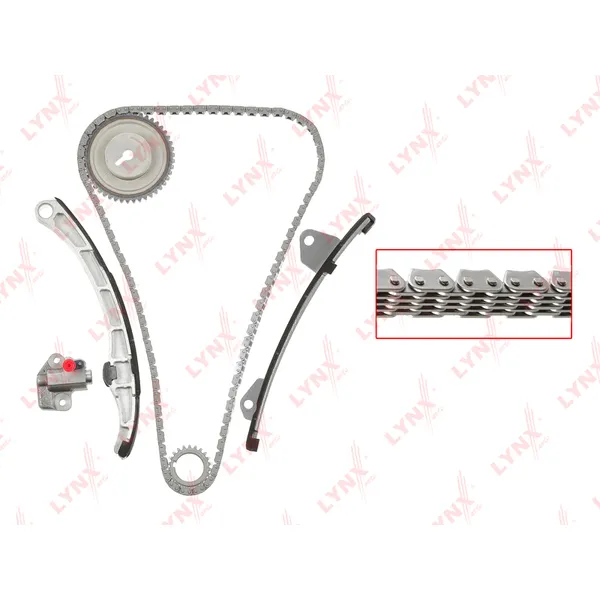Комплект цепи ГРМ MAZDA 2 II 07->/3 II 09-> mot.1,3…1,6L LYNXauto TK-0079