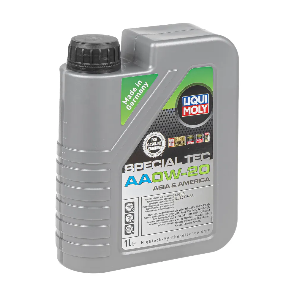 Масло моторное LIQUI MOLY Special Tec AA 0W-20 синтетическое 1 л  6738 / 8065