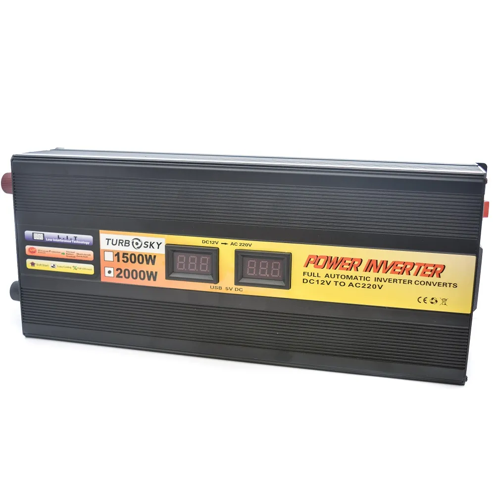 Инвертор Turbosky PI-2000 12Вт/220Вт TurboSky Turbosky PI-2000