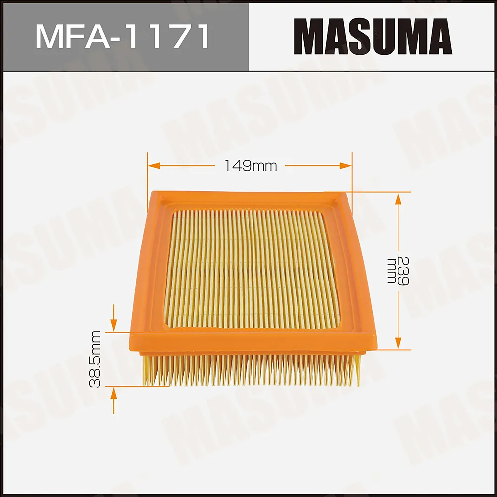 ФИЛЬТР ВОЗДУШНЫЙ MASUMA MFA1171