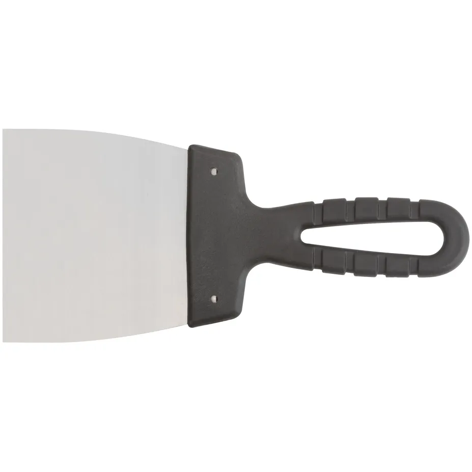 Шпатель, лезвие нержавеющая сталь, пластиковая ручка 100 мм MOS 06564М