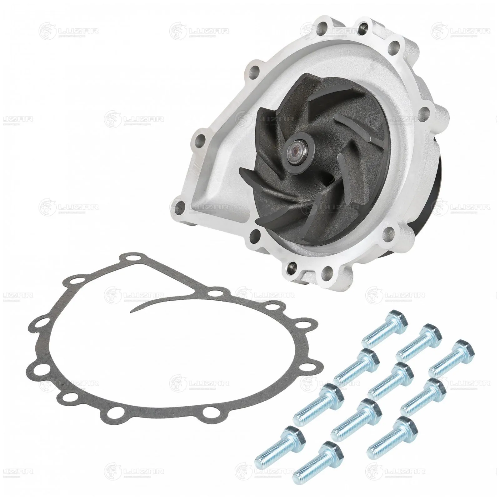 Насос водяной для а/м ГАЗ/ПАЗ/МАЗ/Урал ЯМЗ-534, 536 LPG LUZAR LWP 1216