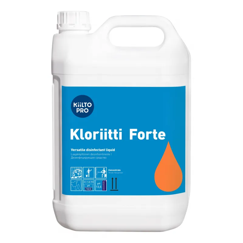 Профхим дезинфек д/поверхн, посуды, скорлупы яиц Kiilto/Kloriitti Forte,5л 1531816