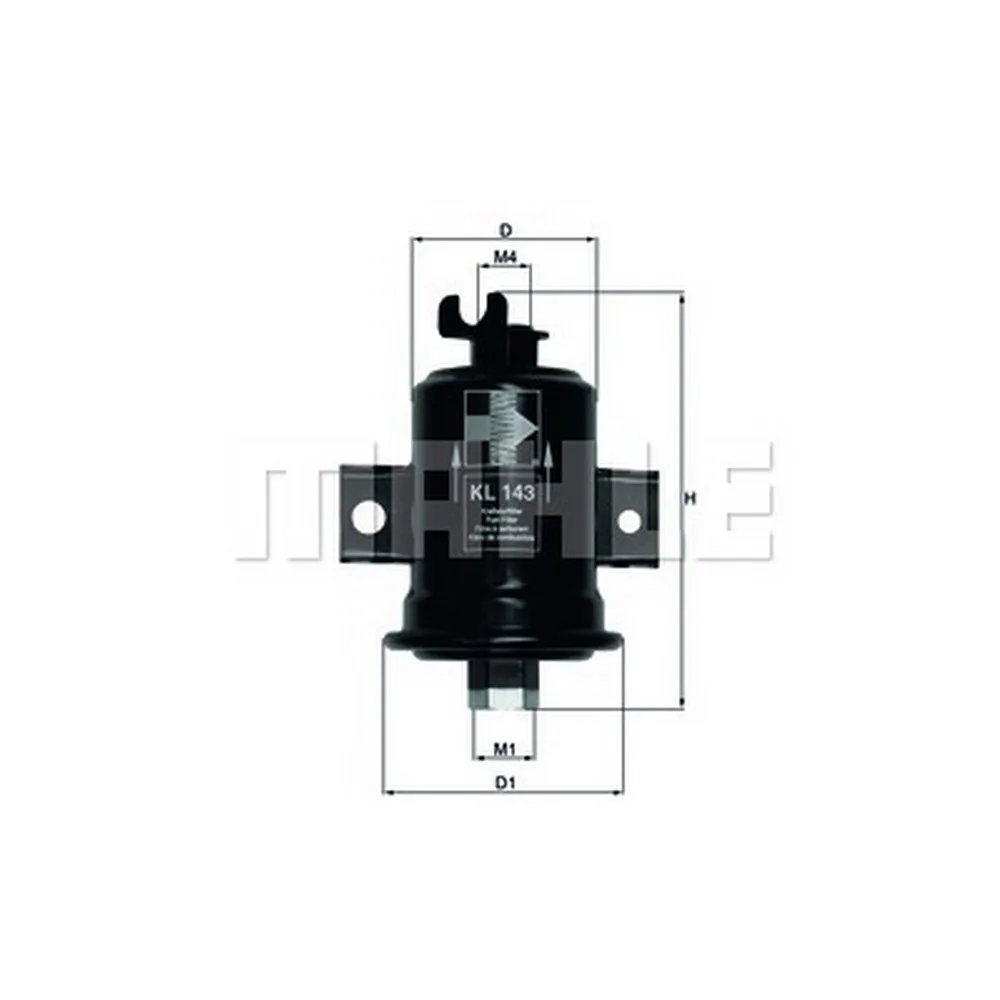 Фильтр топливный TOYOTA KNECHT/MAHLE KL 143