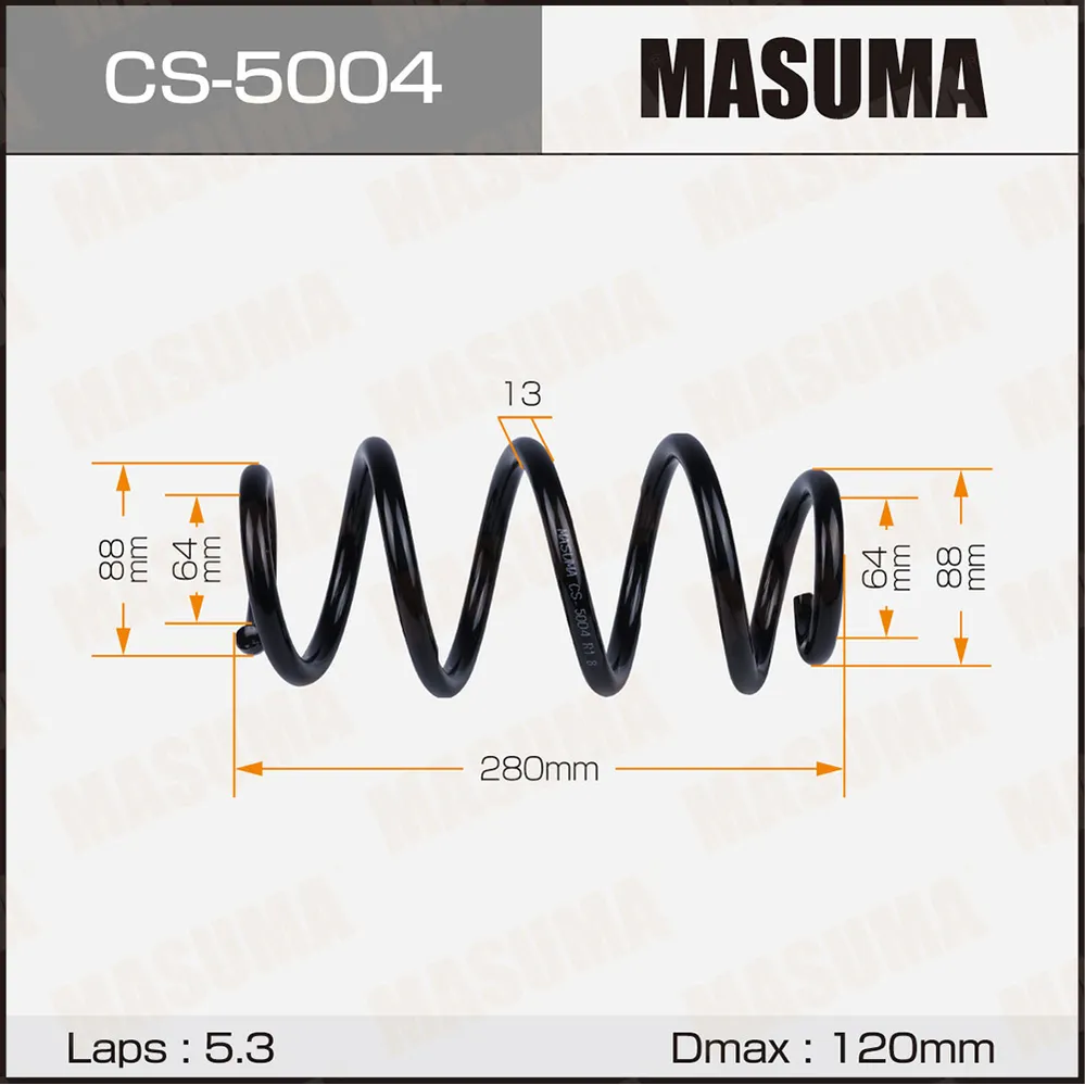 Пружина задняя HONDA FIT MASUMA CS-5004