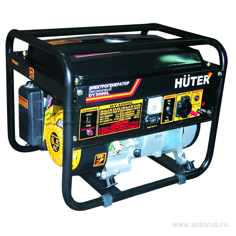 Генератор бензиновый 2500 Вт DY3000L Huter 64/1/4