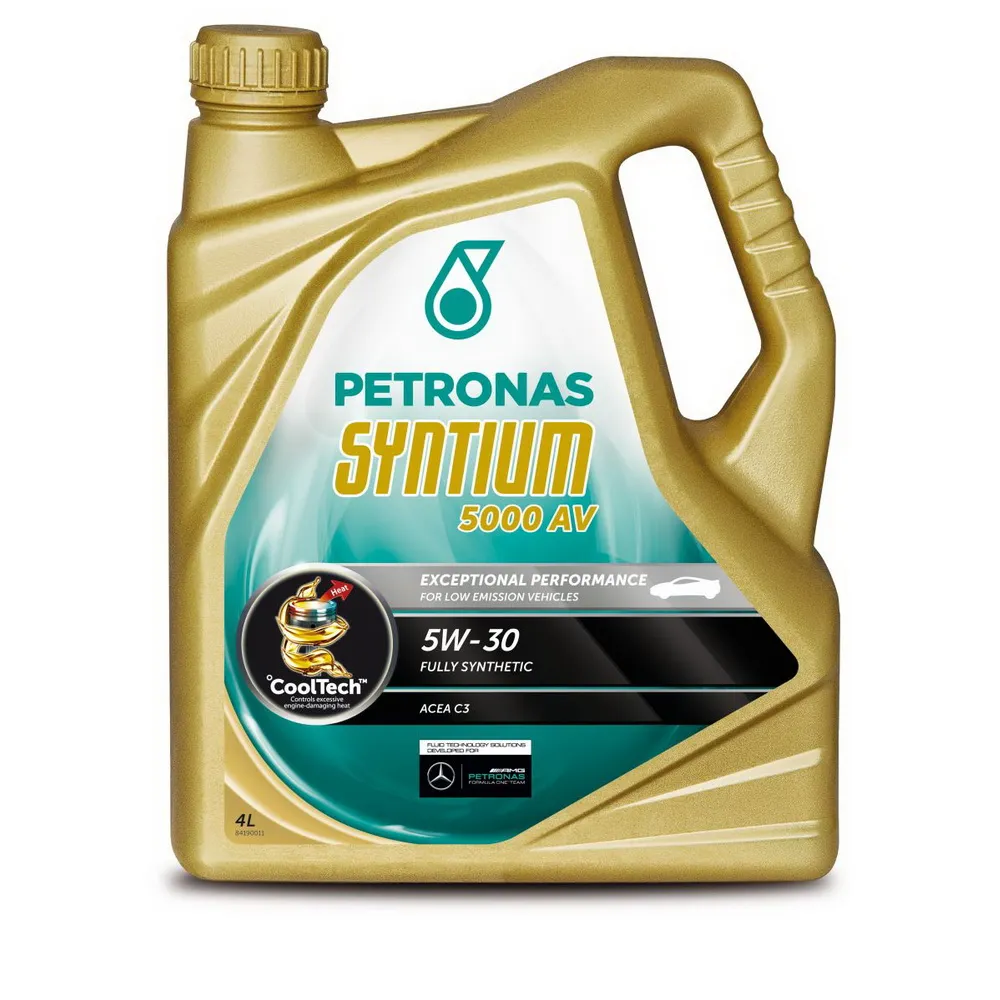 Масло моторное PETRONAS Syntium 5000 AV 5W-30 синтетическое 4 л 18134019 PETRONAS 18134019