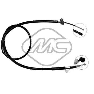 Трос ручника TOY AVENSIS ALL (DRUM BRAKE) DX-RH Metalcaucho 83434