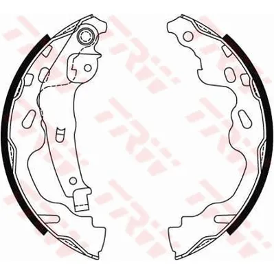 Колодки тормозные барабанные TRW GS8480