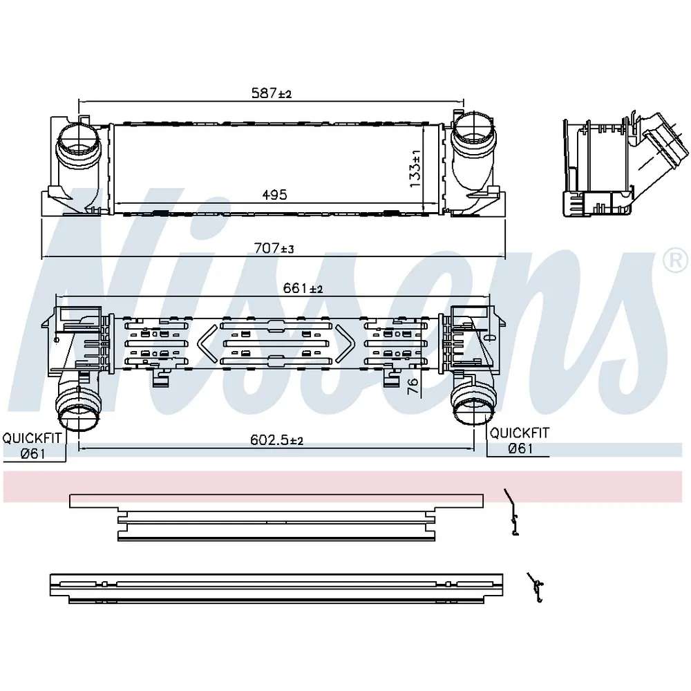 Интеркулер NISSENS 96552