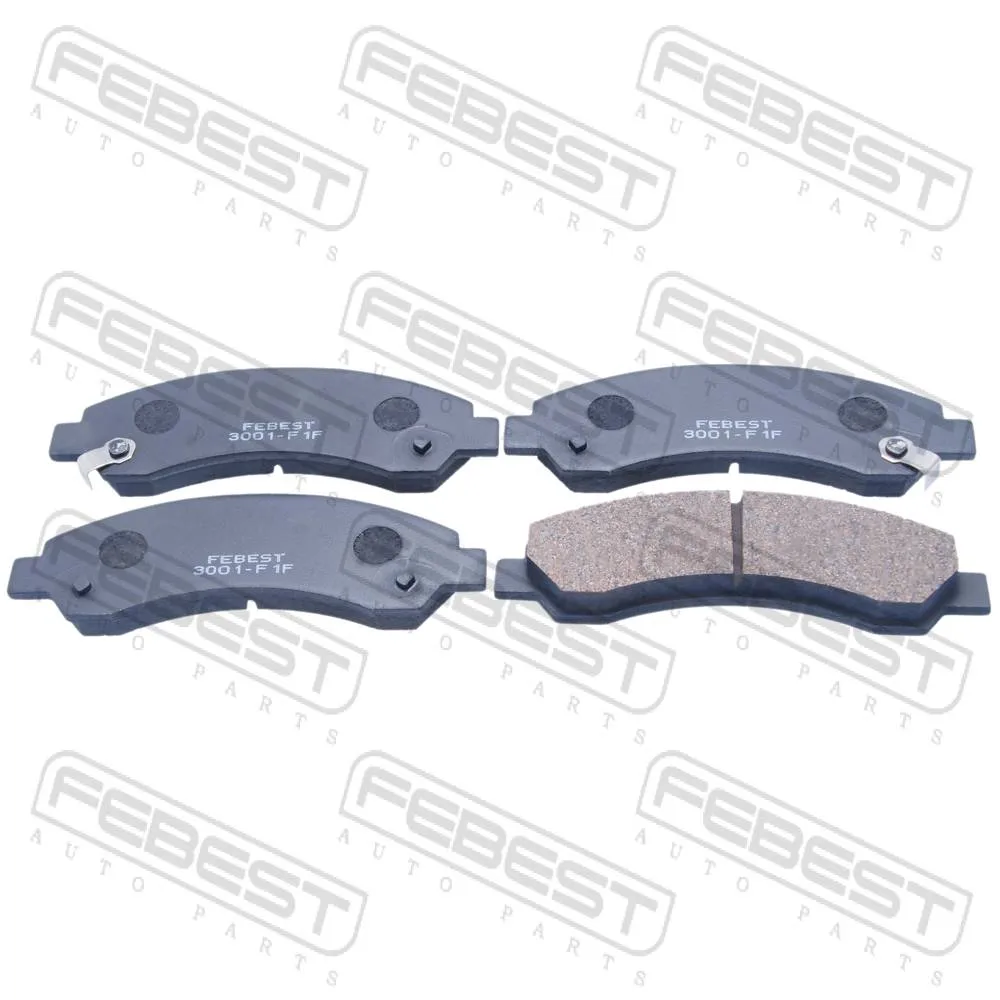 Колодки тормозные передние GREAT WALL HOVER/SAFE F1 2005-2015 FEBEST 3001-F1F
