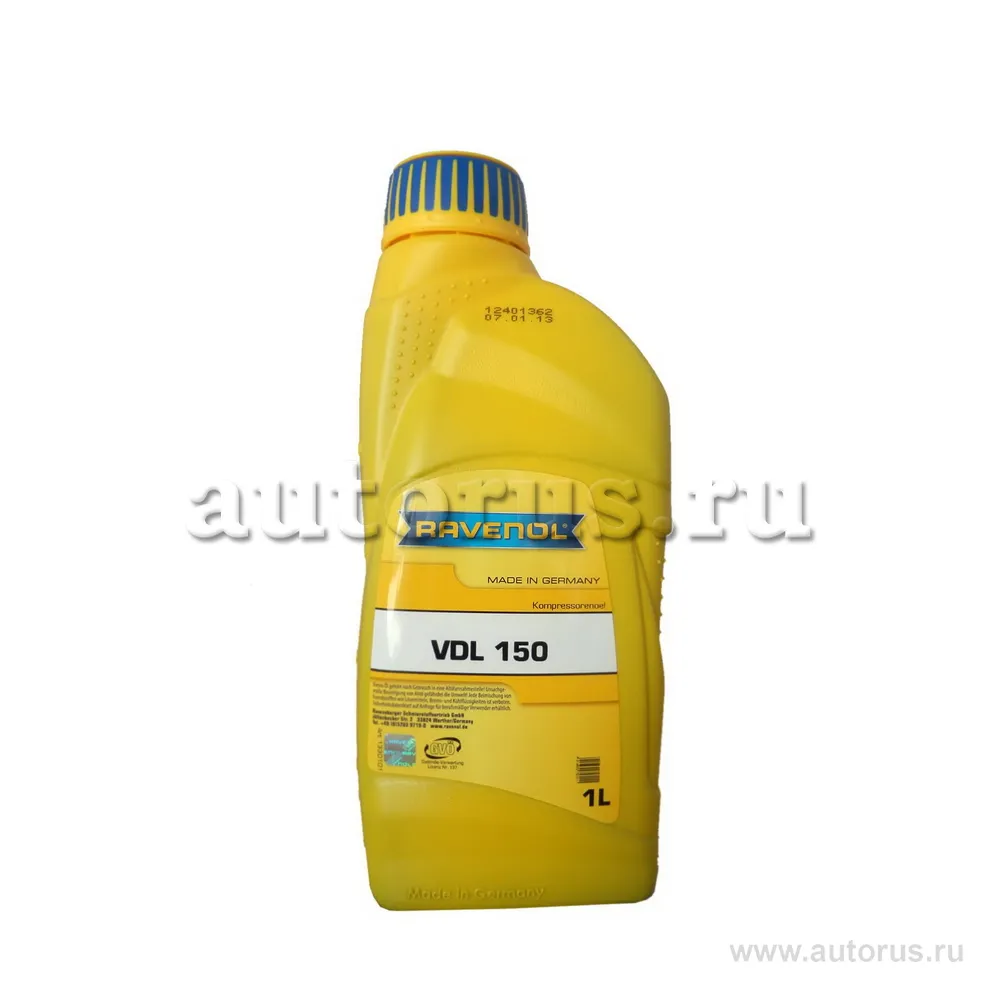 Компрессорное масло RAVENOL Kompressorenoel VDL 150 (1л) new 1330101-001 (4014835757011)