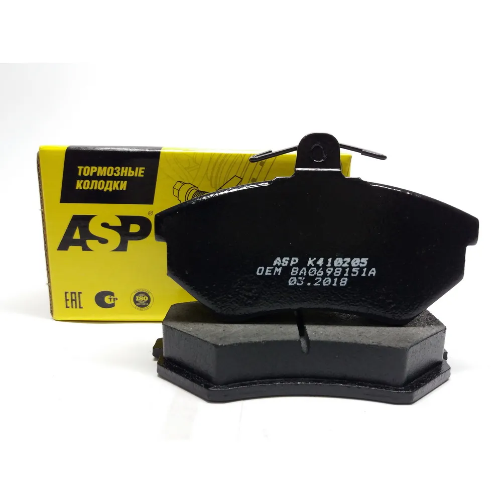 Колодки тормозные передн. ASP.Audi80/90/100,VW Caddy, Golf, Jetta, Passat, h-19.4mm K410205