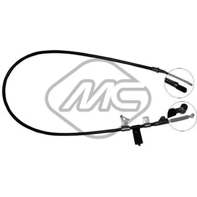 Трос ручника NIS MICRA ALL SX-LH Metalcaucho 80266