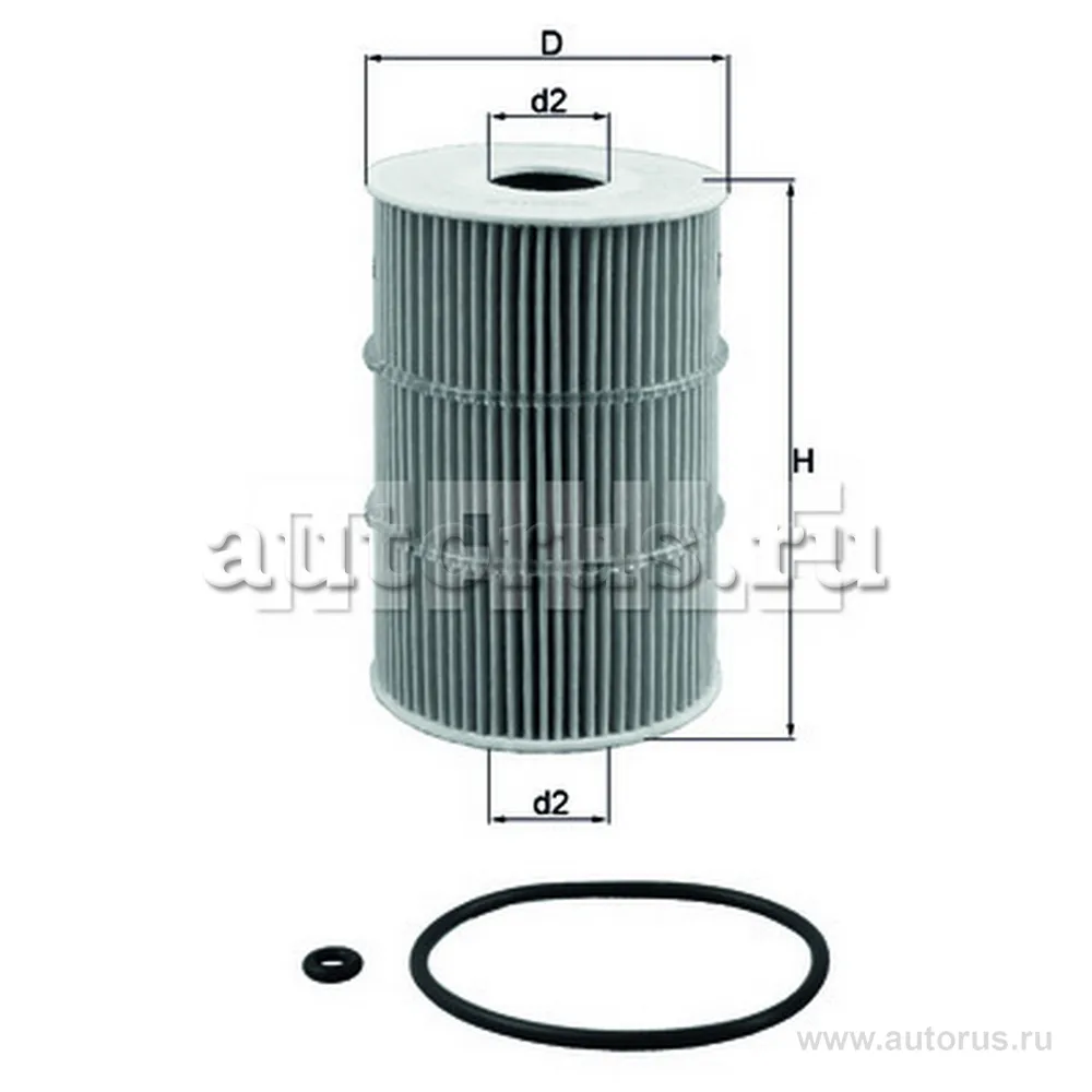 Фильтр масляный HYUNDAI HD45/HD65/HD75/HD120 KNECHT/MAHLE OX 378D