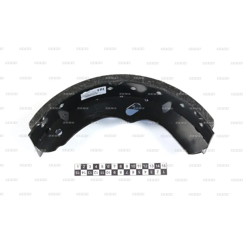 Тормозная колодка с накладкой ZEVS BL-04-204