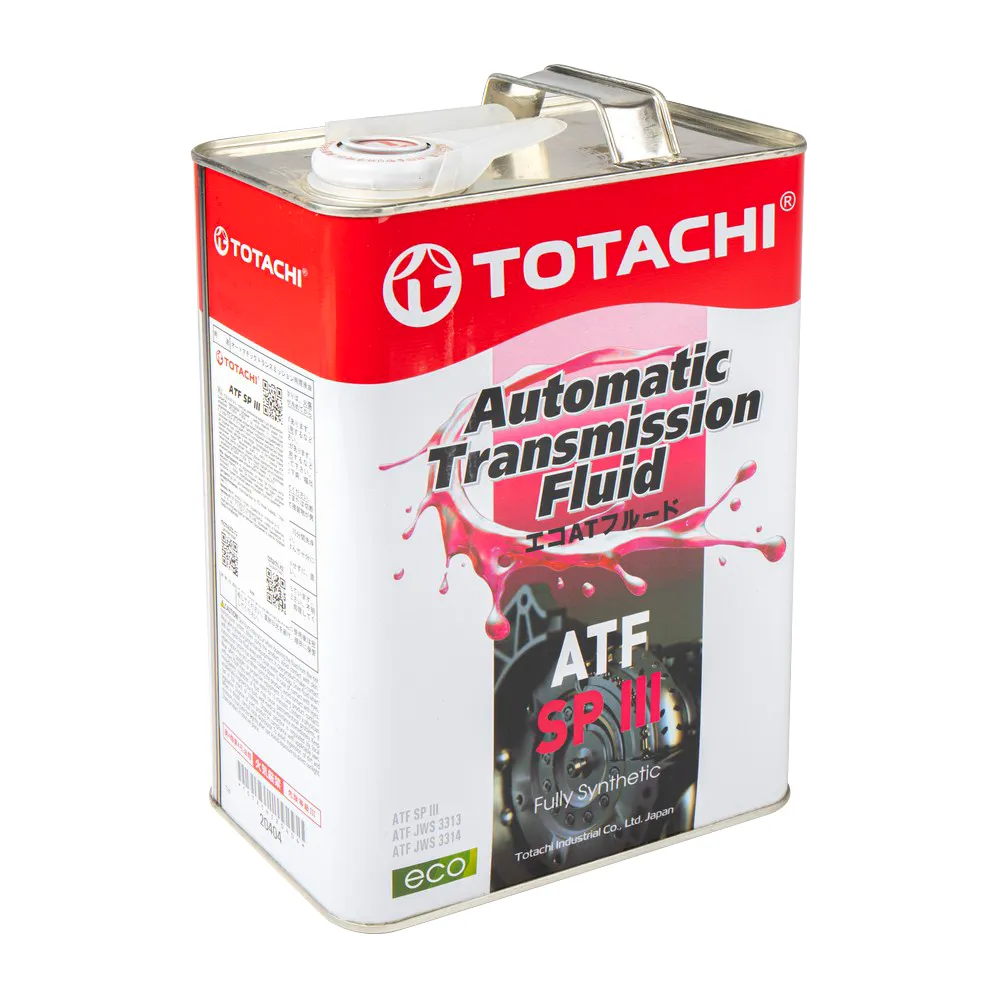Масло трансмиссионное TOTACHI ATF SP III синтетическое 4 л 4562374691100