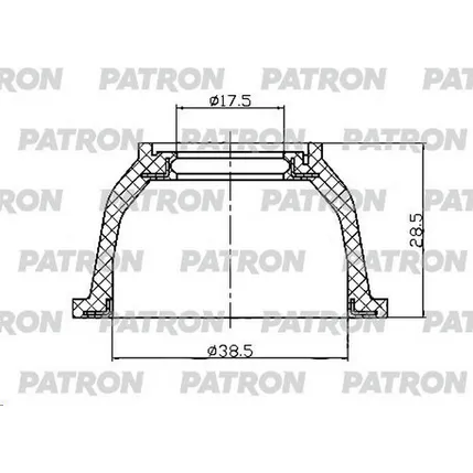 Пыльник шаровой опоры MITSUBISHI GALANT LANCER LEGNUM RVR PATRON pse6404