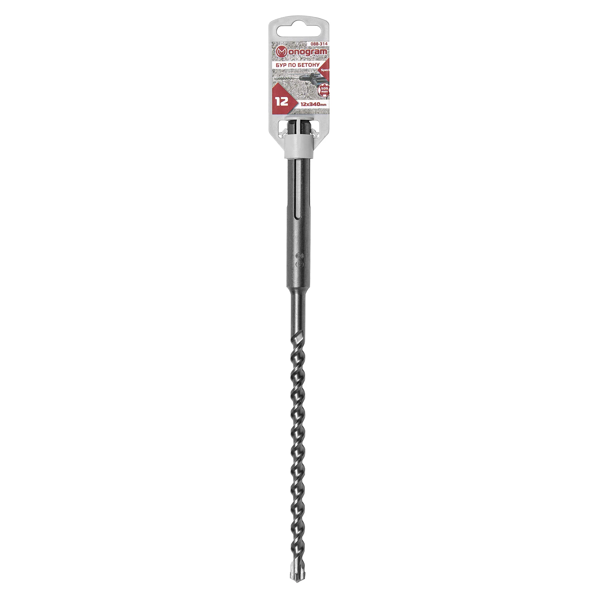 Бур по бетону MONOGRAM Special SDS-max 12x200/340 мм Monogram 088-314