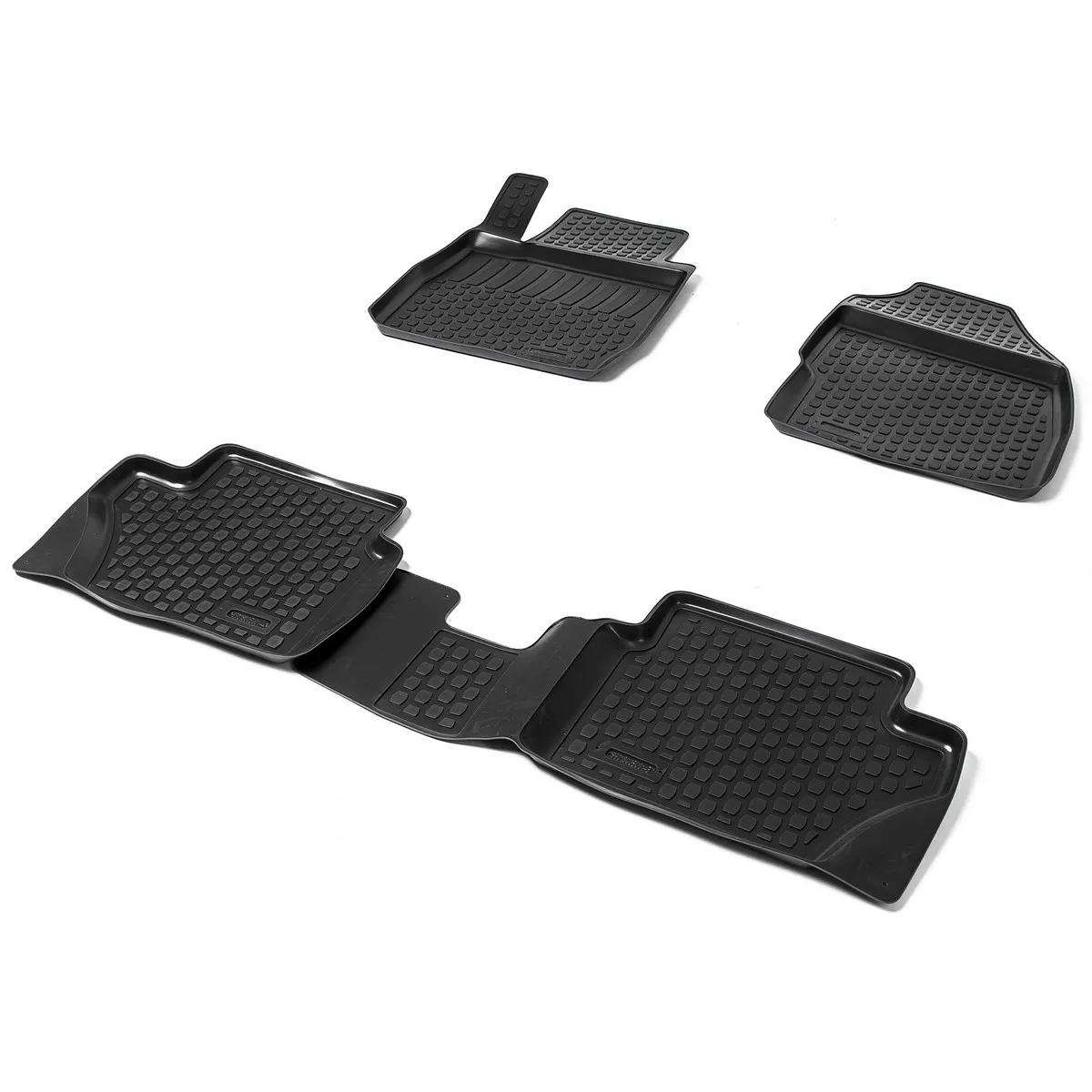 Коврики салона Ford Fiesta черный полиуретан 4 части AutoFlex 99018005001