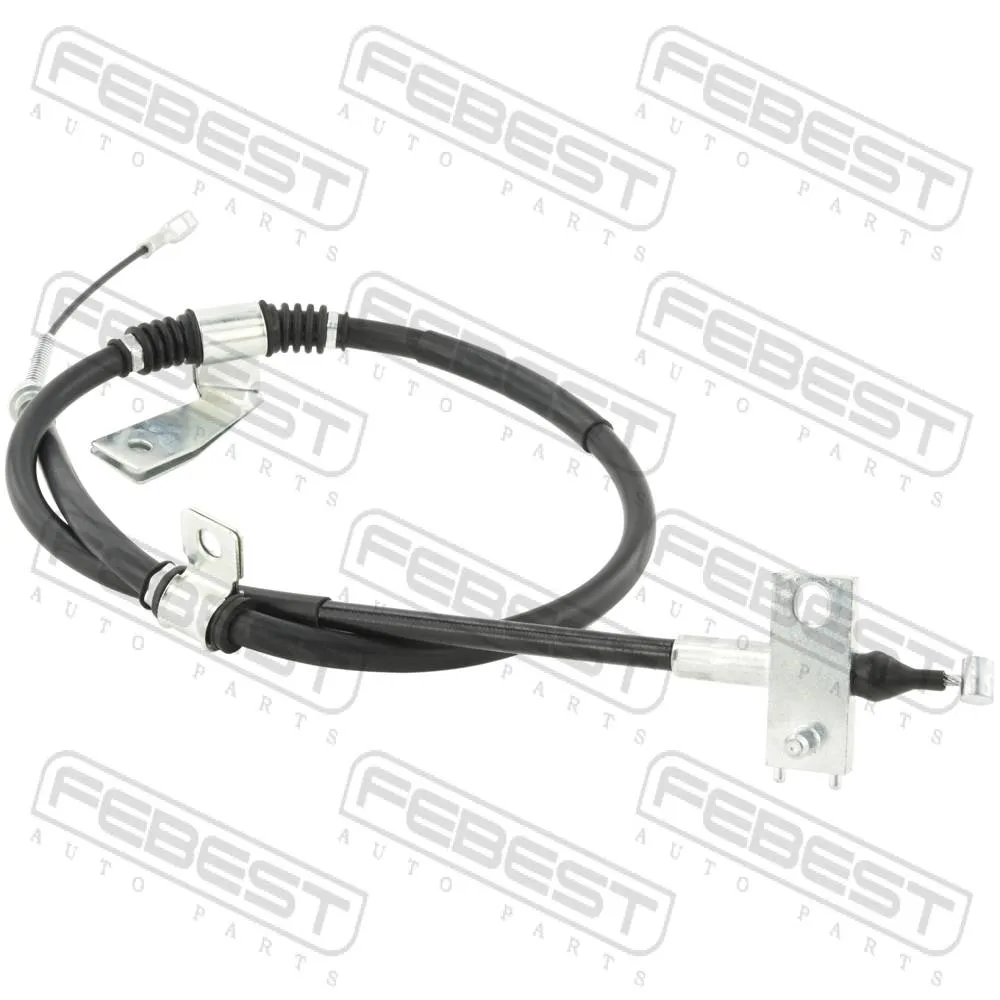 Трос ручного тормоза L SSANG YONG ACTYON 2001-2013 FEBEST 14100-KYR05LH