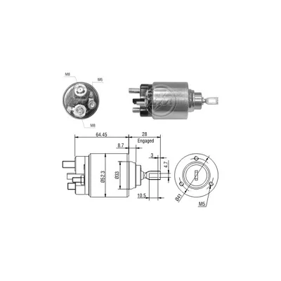 втягивающее реле/ Ford Escort 1.4-1.8/16V/Ka 1.3/S
