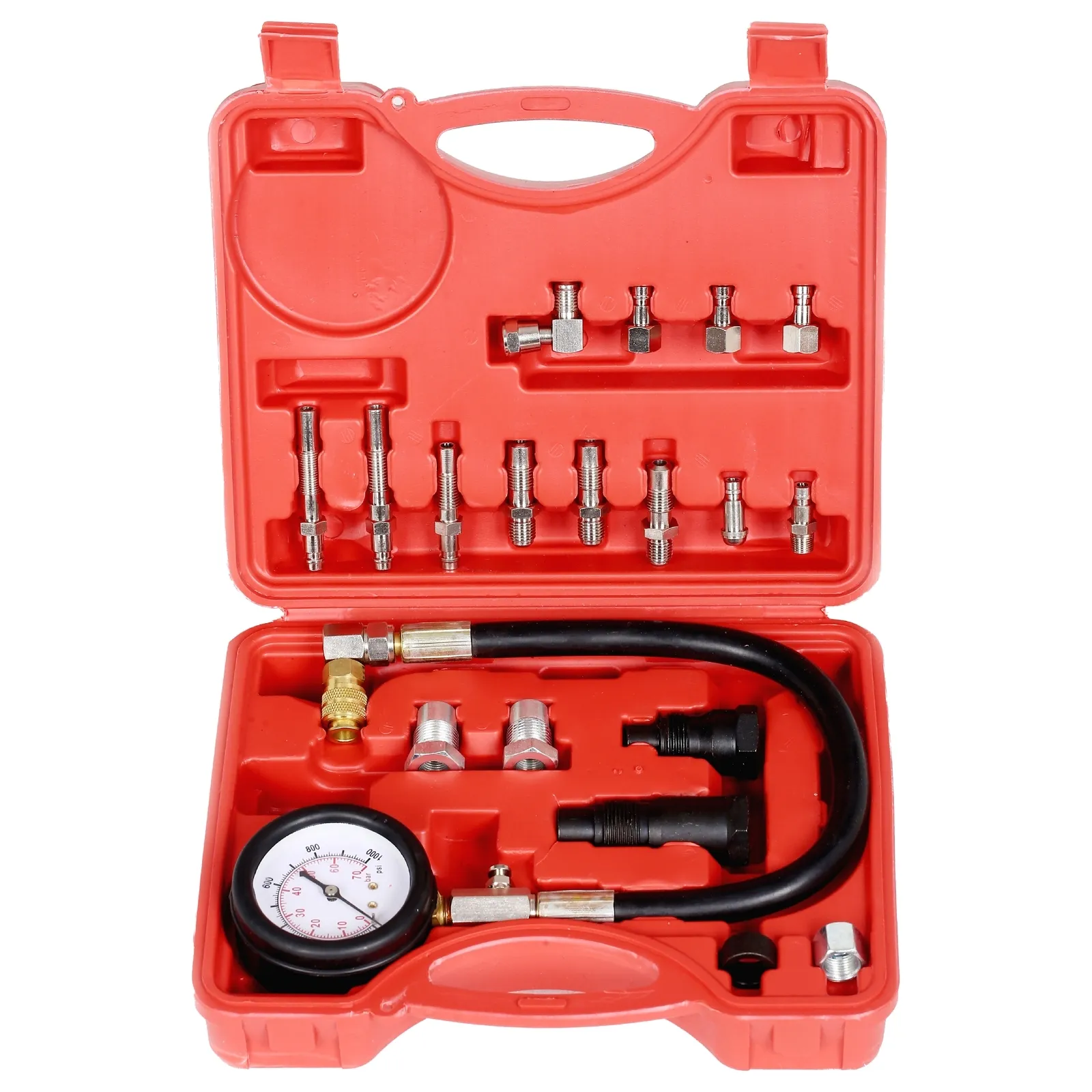 Компрессометр дизельный для грузовых авто 0-1000PSI, 0-70Bar AutoMeister 69896
