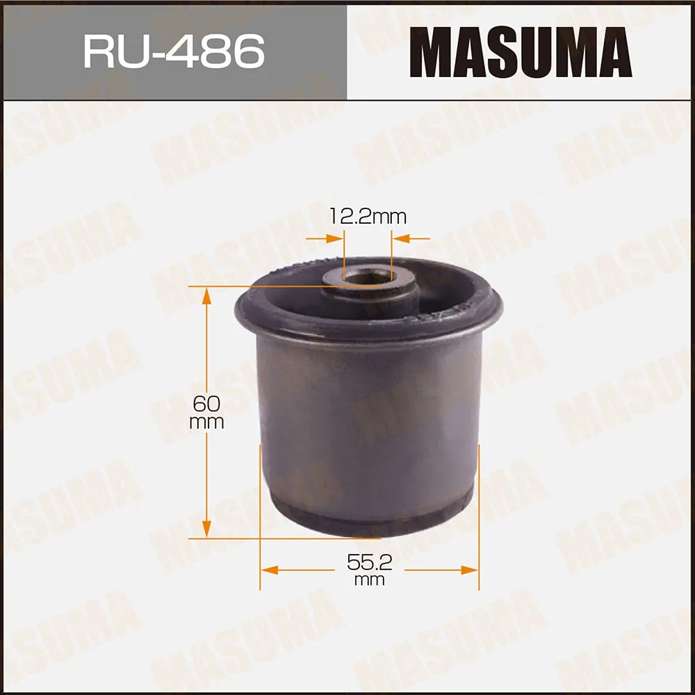 Сайлентблок задней подвески крепления редукт nissan x-trail t30 MASUMA RU-486
