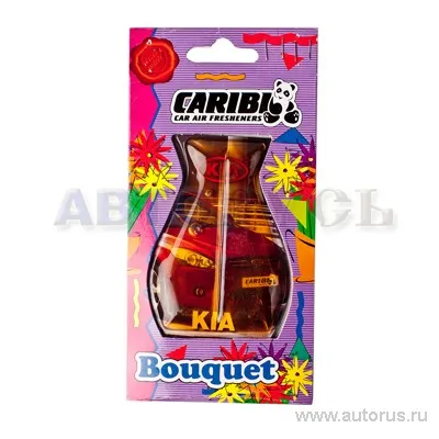 Ароматизатор Bouquet гелевый пластинка CARIBI VSK-00007464