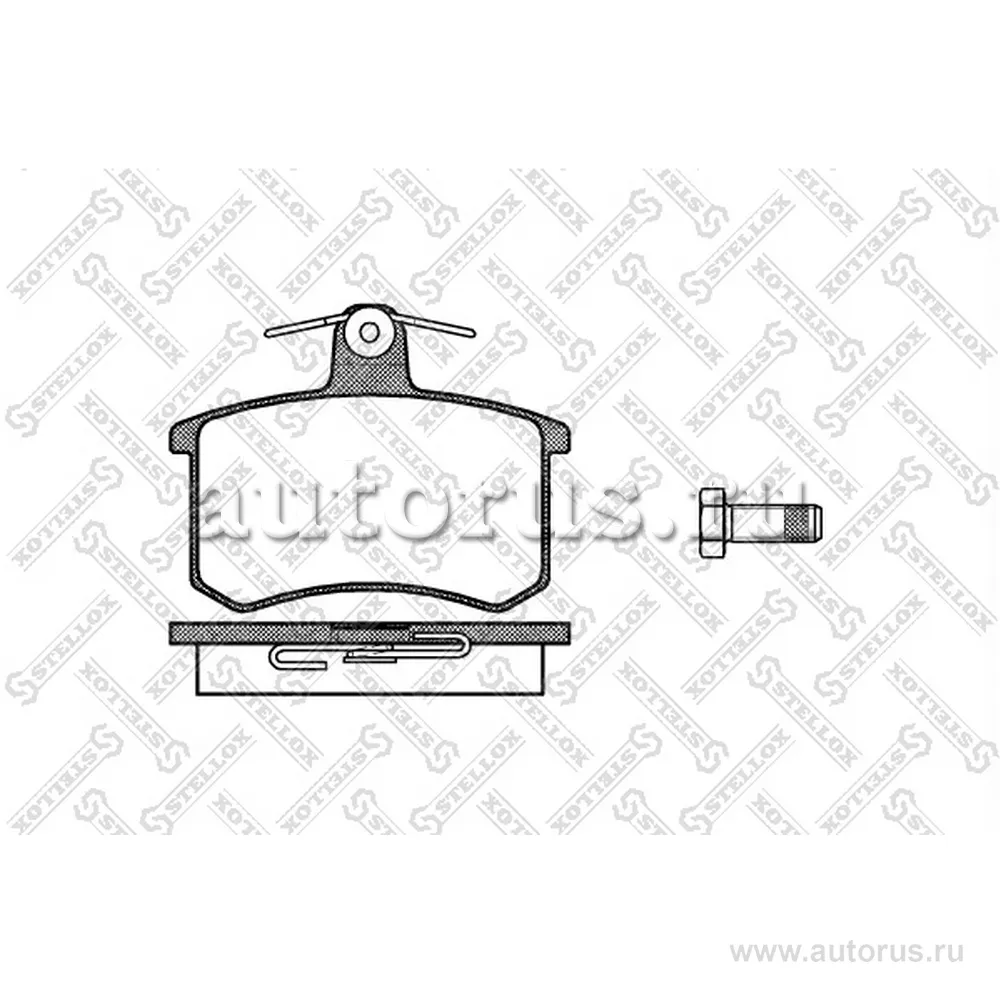 Колодки дисковые з. Alfa 164 2.0-3.0/2.5TD 87-98 STELLOX 146 010-SX