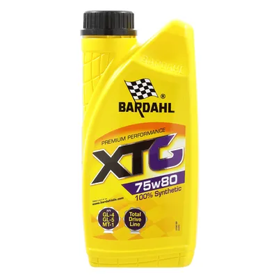 Масло трансмиссионное Bardahl XTG 75W-80 синтетическое 1 л 36371