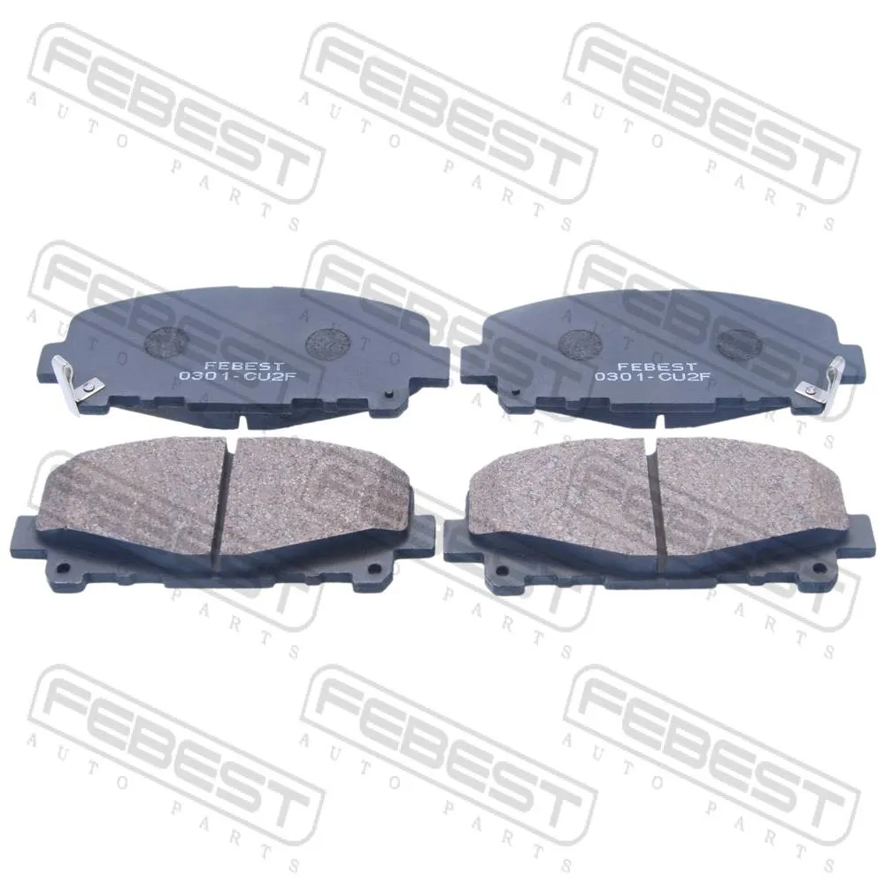 Колодки тормозные передние HONDA ACCORD CU2 2009-2015 [GN] FEBEST 0301-CU2F
