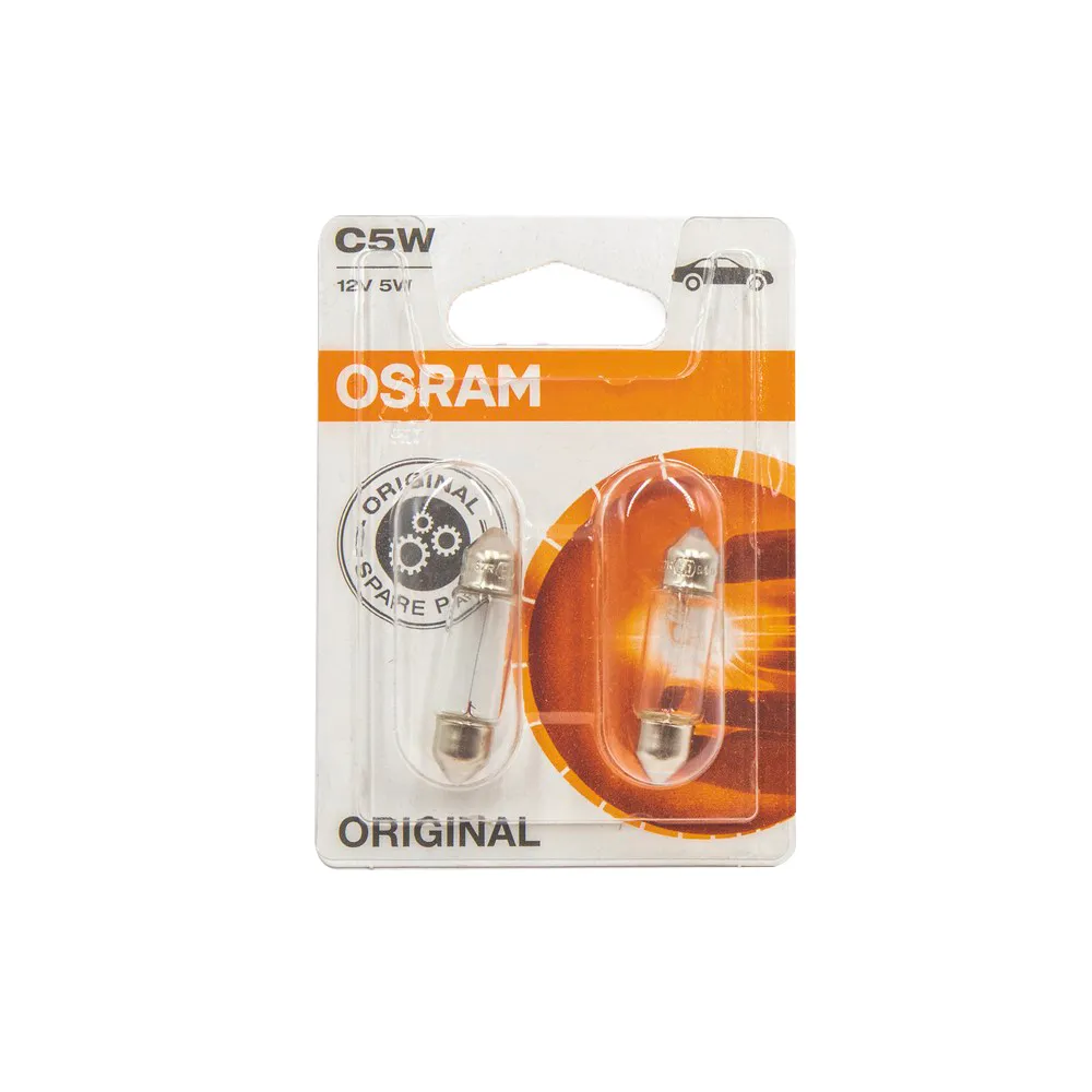 Лампа 12V C5W 5W OSRAM ORIGINAL LINE 2 шт. блистер 6418-02B
