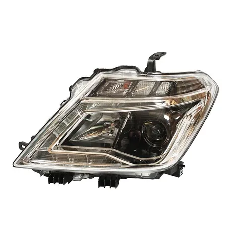 Фара левая под ксенон, с диодной вставкой внутри черная PATROL 2014- Eagle eyes DS742B9W1LBHD2S