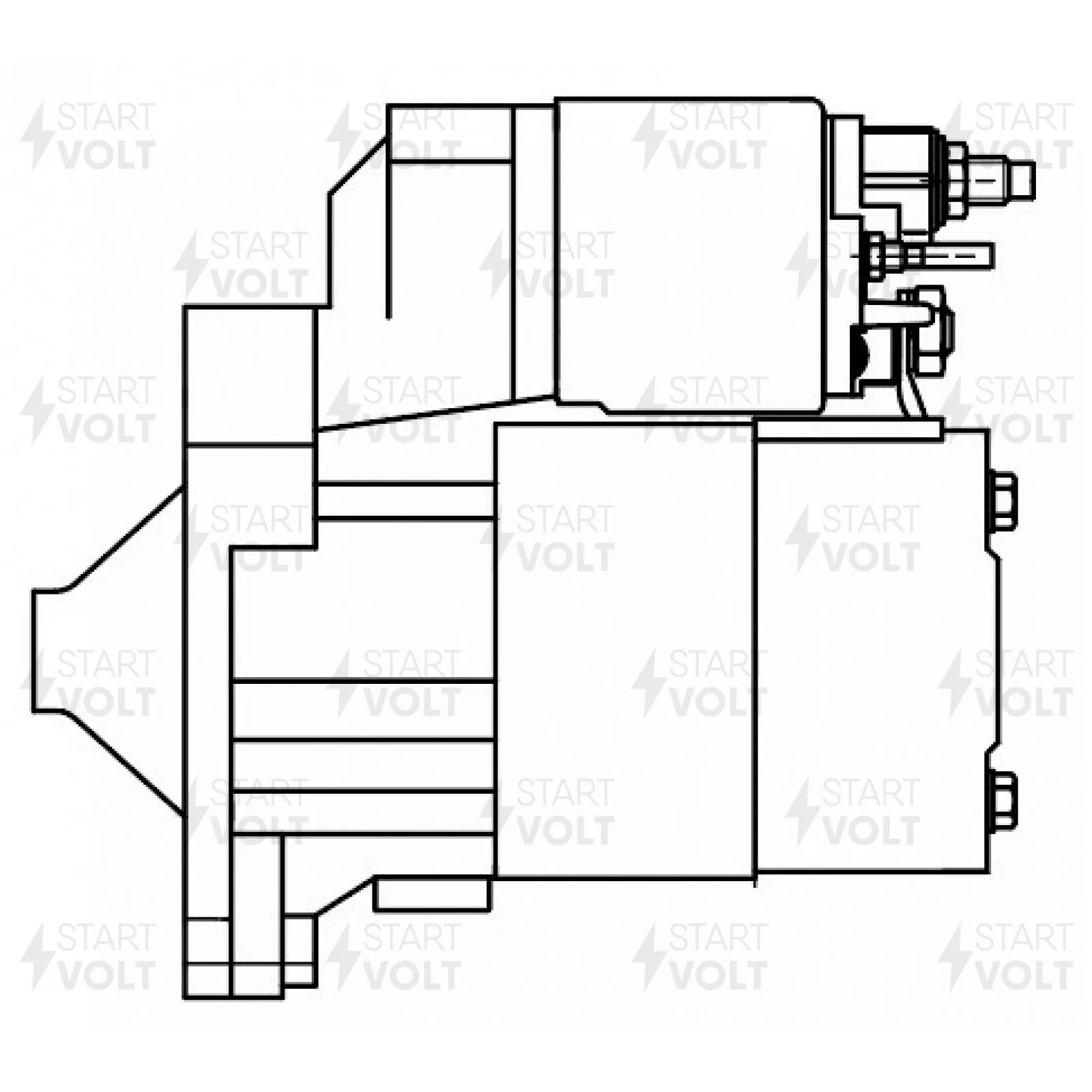 Стартер STARTVOLT LSt 2002