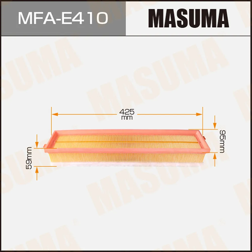 Фильтр воздушный peugeot 206307 1.6 16v 00 MASUMA MFAE410
