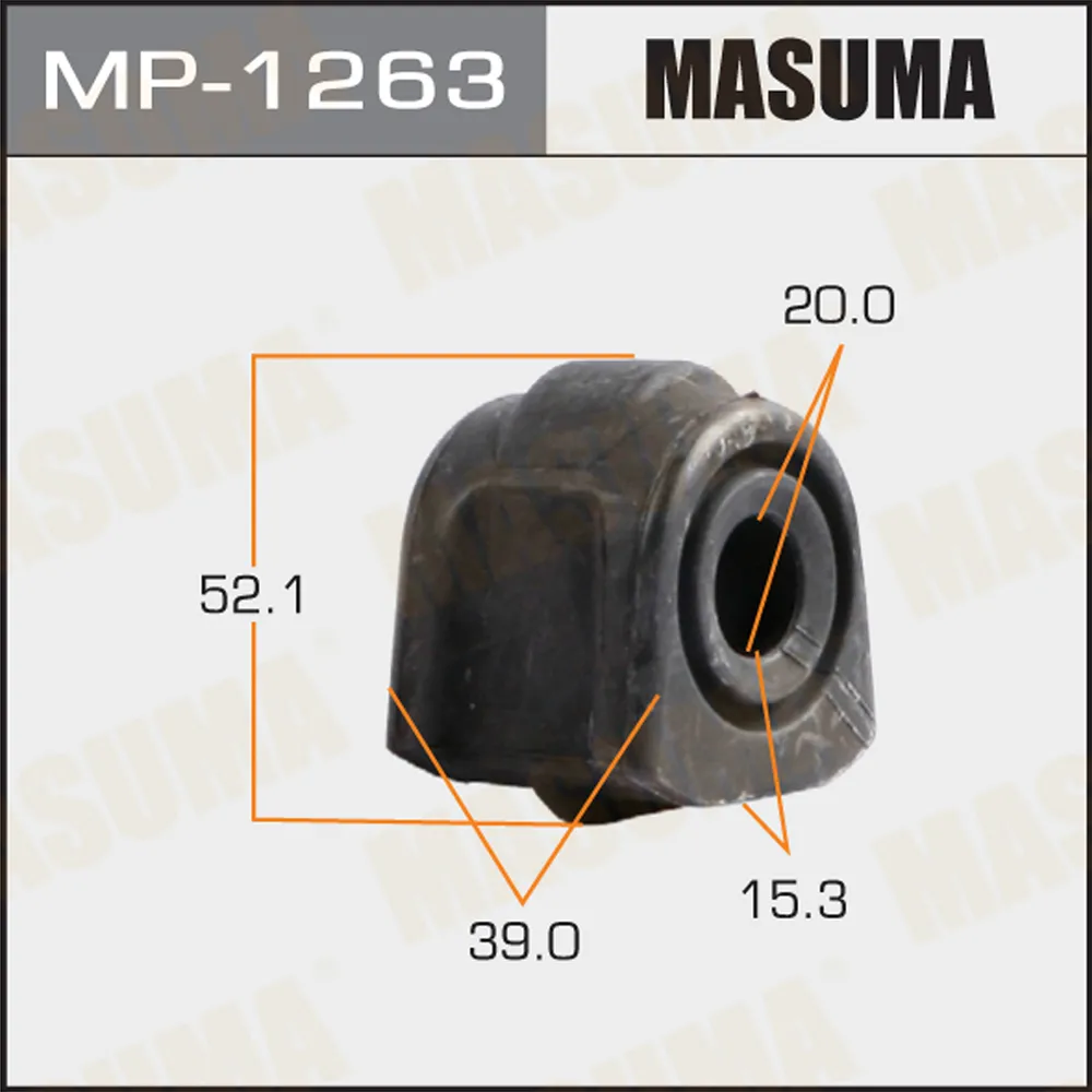 Втулка стабилизатора SUBARU LEGACY MASUMA MP-1263