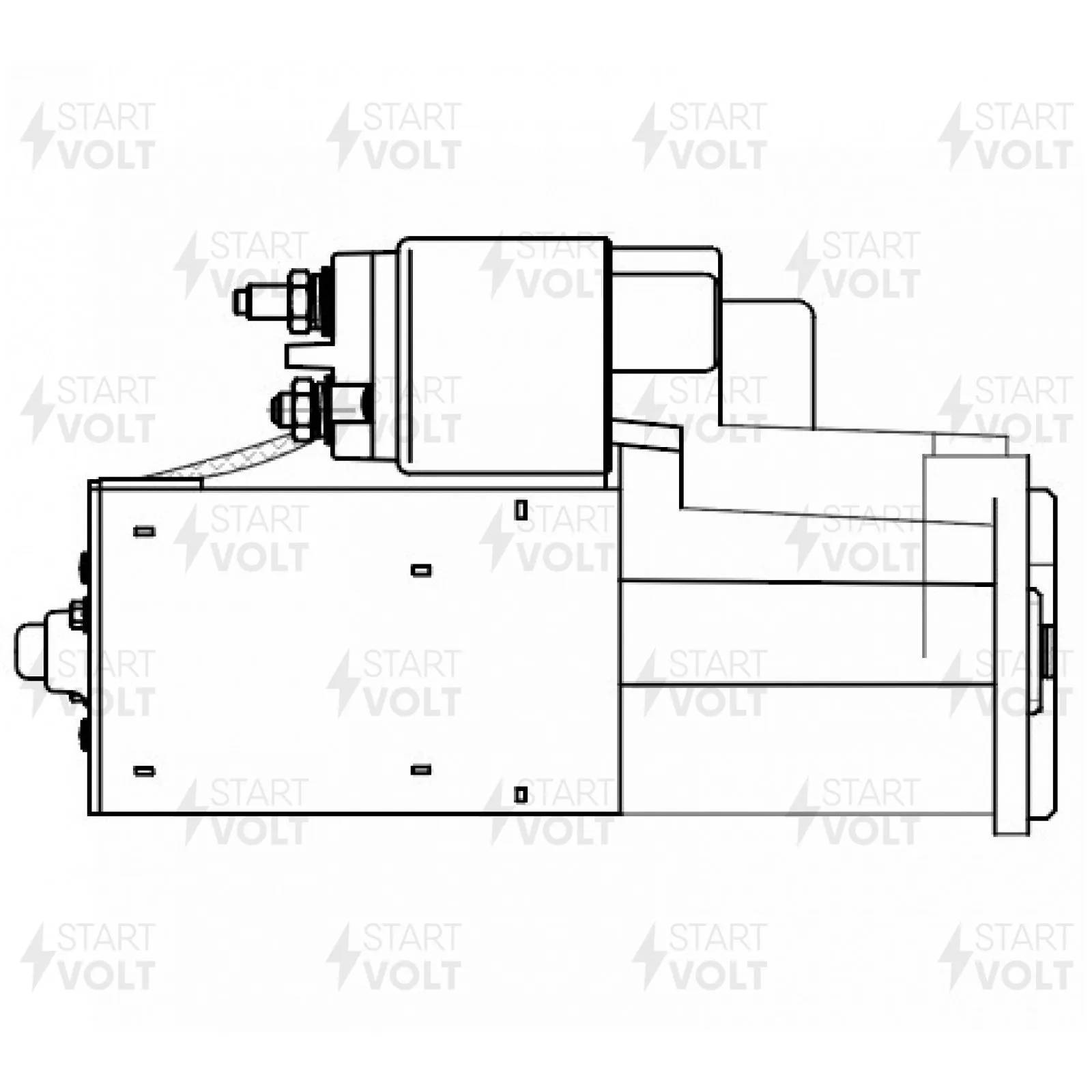 Стартер 1,8 кВт STARTVOLT LSt 1726